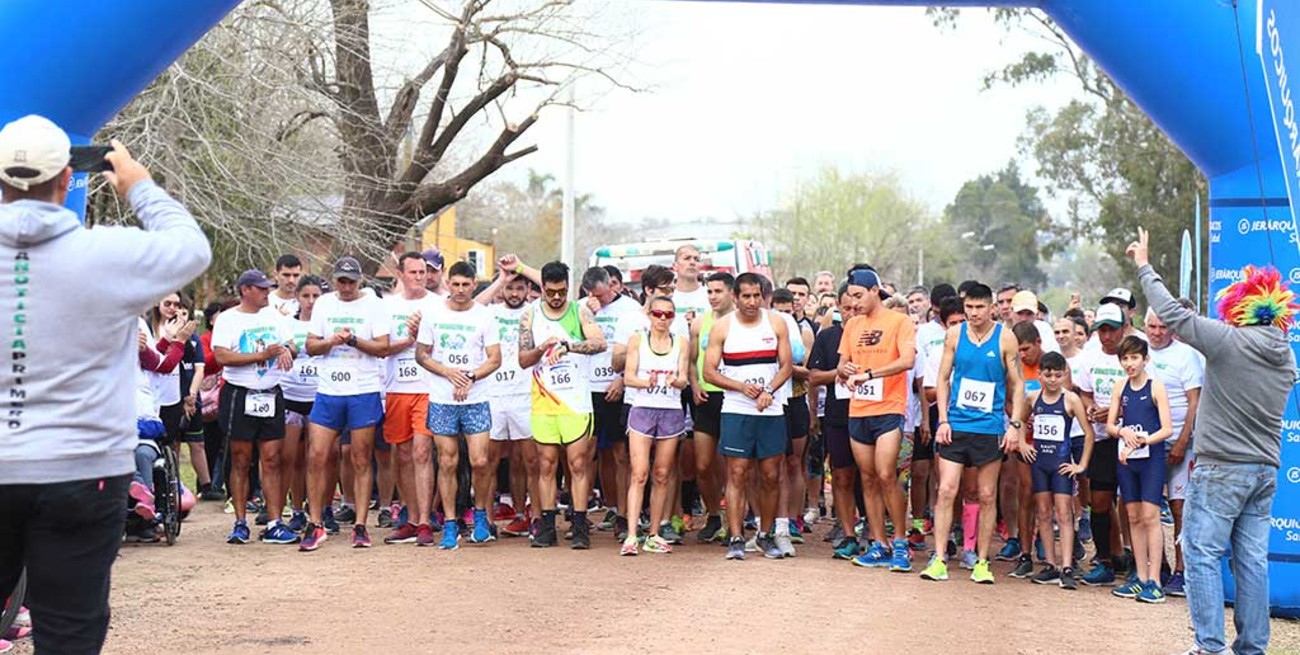 Más de 150 personas se sumaron a la "Gran Maratón" a beneficio del Centro Terapéutico Educativo "Mi Lugar"