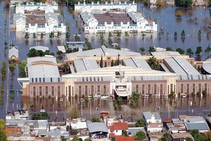 Archivo El Litoral La catástrofe hídrica golpeó al Hospital de Niños.