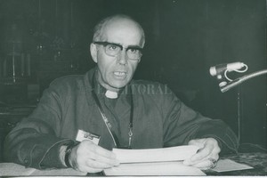 Archivo El Litoral Monseñor Vicente Zazpe en agosto de 1970