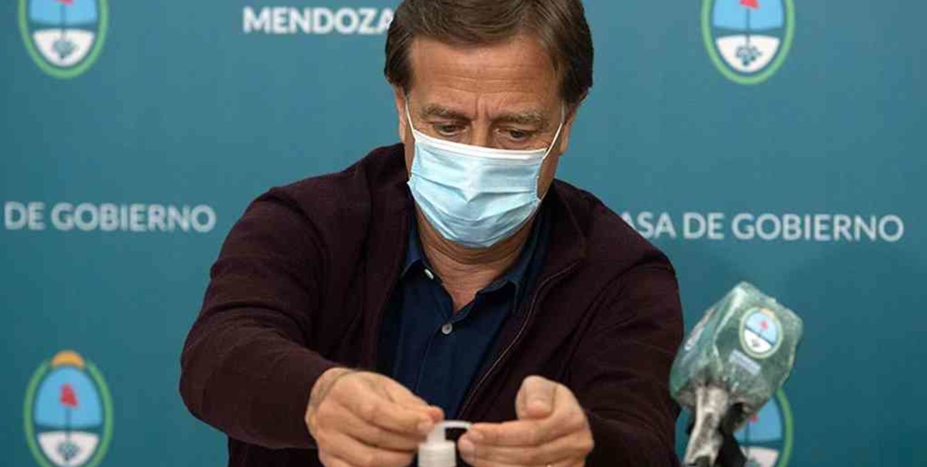 El gobernador de Mendoza retomó su agenda tras dar negativo de coronavirus