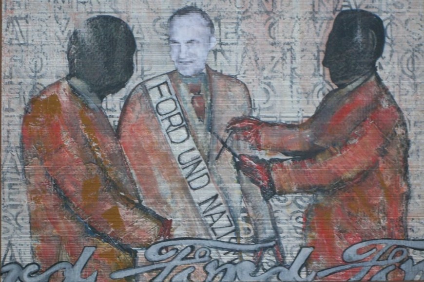 ELLITORAL_392149 |  Gentileza Daniel Kuryj Henry Ford, simpatizante del nazismo y beneficiario del trabajo esclavo, condecorado por los alemanes.