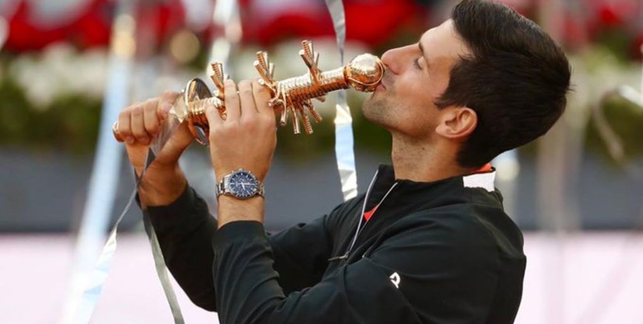 Djokovic venció a Tsitsipas y se consagró campeón del Masters 1000 de Madrid