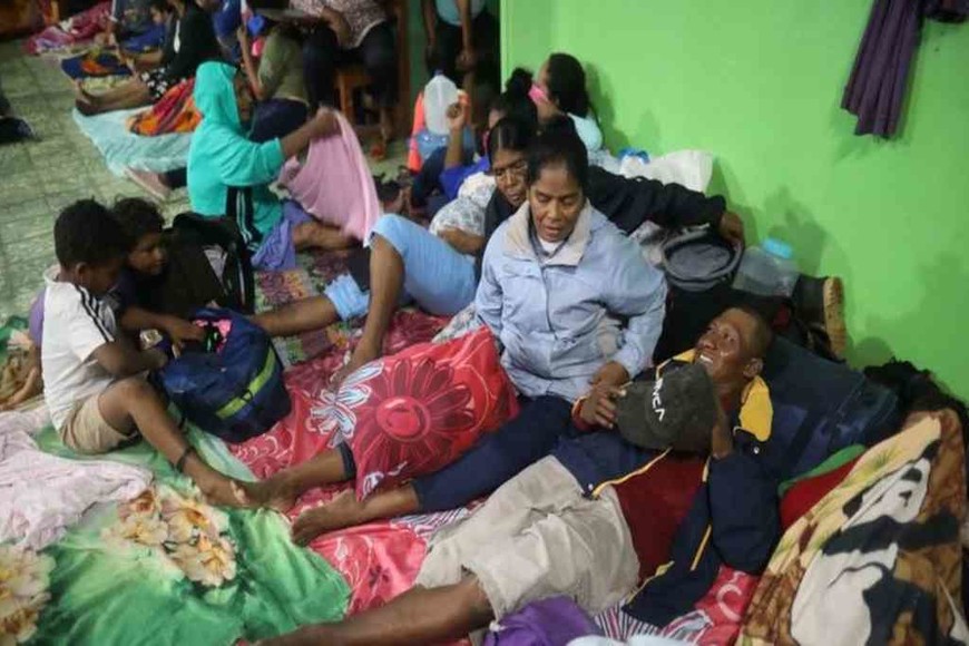 ELLITORAL_335175 |  Agencias Más de 3.000 familias fueron evacuadas a refugios en Nicaragua a la espera de que pase el huracán.