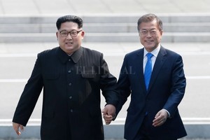ELLITORAL_222530 |  Archivo Reunión histórica: Corea del Norte y Corea del Sur firmaron acuerdo por paz permanente.