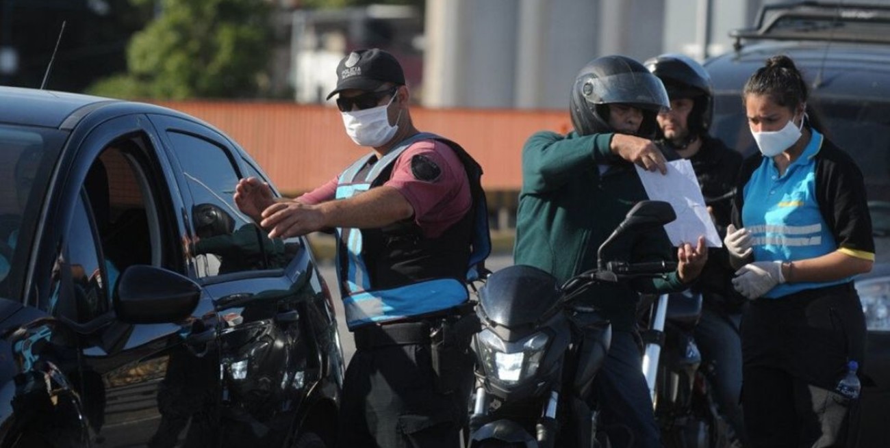 Ya son 2.466 los detenidos o demorados por incumplir el aislamiento en la ciudad de Buenos Aires