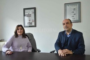ELLITORAL_387655 |  Flavio Raina Adriana Molina y José Corral eligieron a El Litoral para anunciar los primeros puestos de la lista que preparan para renovar el Concejo Municipal.