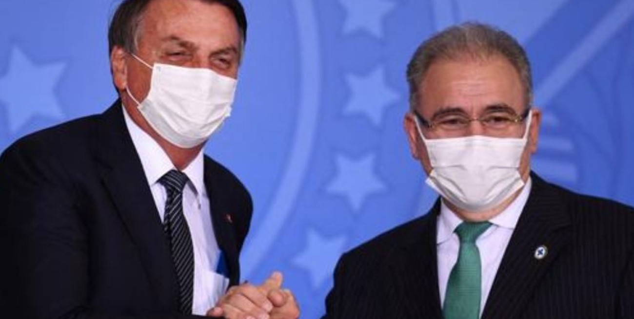 El ministro de Salud brasileño dio positivo de coronavirus