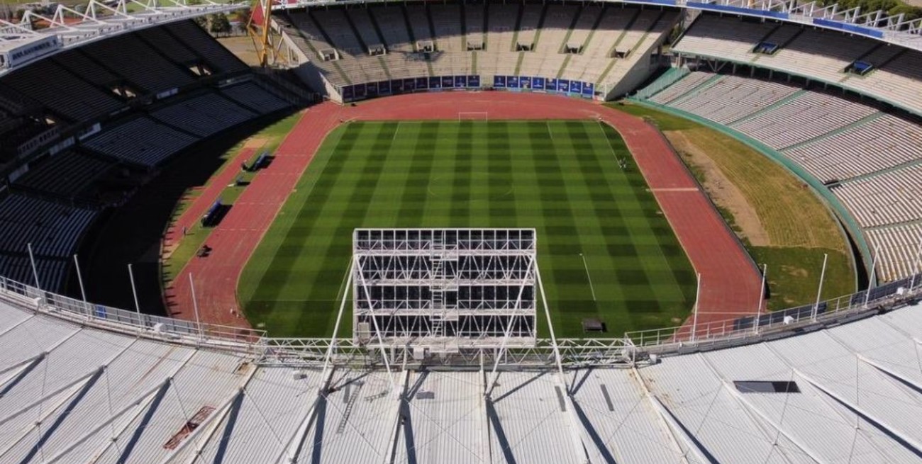 El estadio Mario Kempes reacondicionado para recibir la final de la Copa Sudamericana