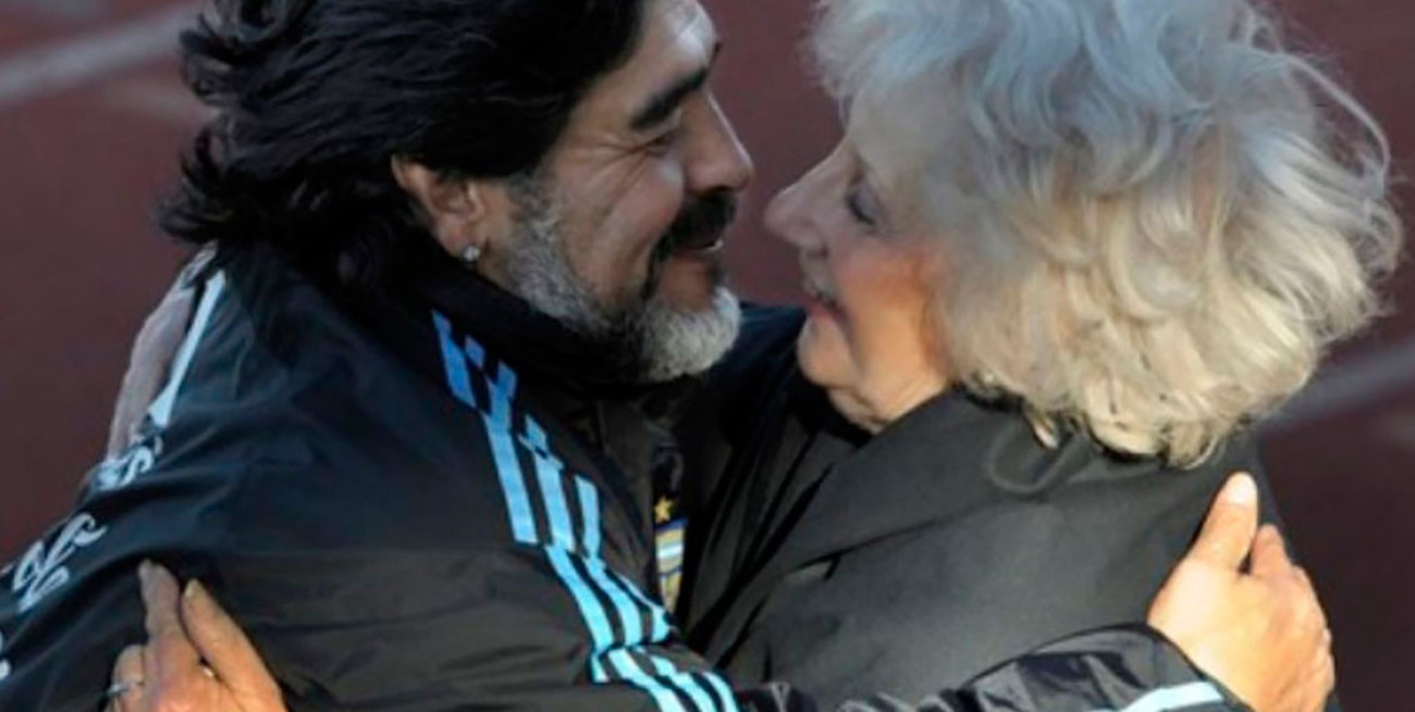 Estela de Carlotto, ante la muerte de Maradona: "Me desperté deseando que fuera un mal sueño"