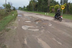 ELLITORAL_387891 |  Gentileza Los vecinos del DUE de Santo Tomé remarcaron el mal estado de las calles del sector y la falta de mantenimiento.