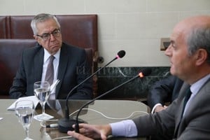 ELLITORAL_390345 |  Pablo Aguirre Rodolfo Vigo, en ocasión de ser homenajeado por la UNL.