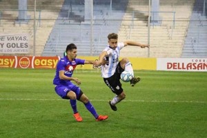 Gentileza Angelo Martino vistiendo los colores de Rafaela.