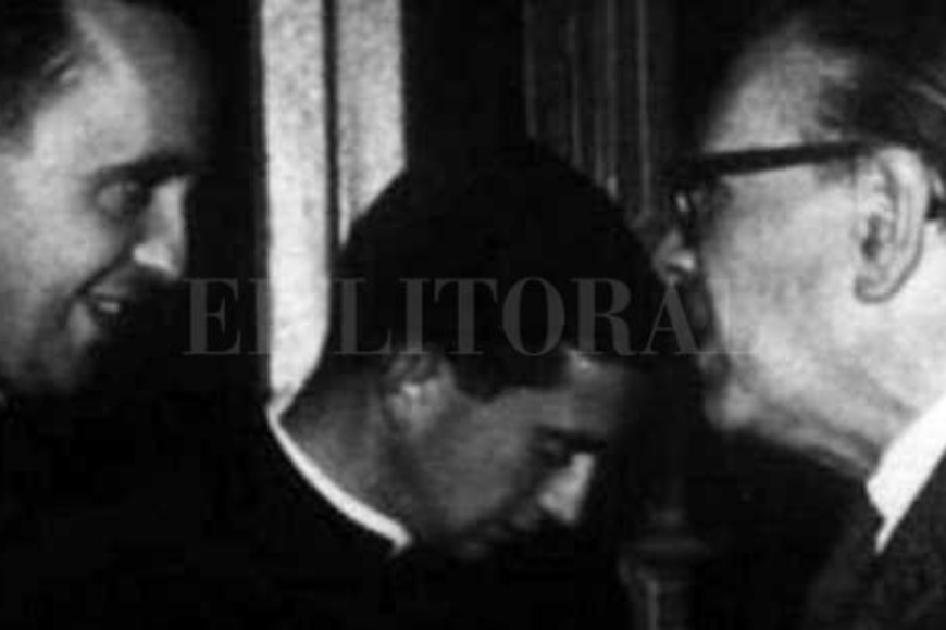 ELLITORAL_366566 |  Archivo El Litoral Borges y Bergoglio.