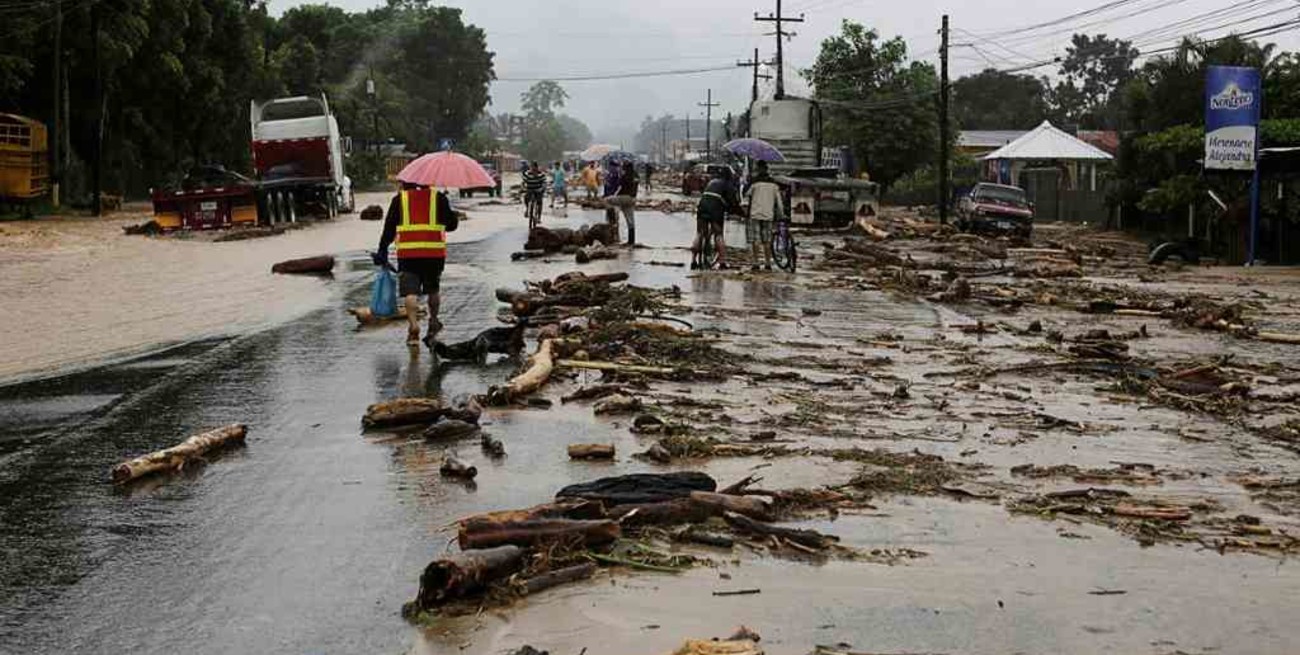 La tormenta tropical Eta dejó lluvias torrenciales en Honduras