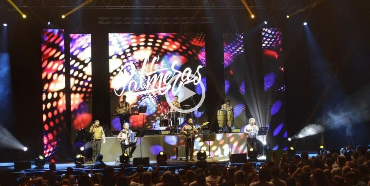 Video: Los Palmeras con su hit "Soy Sabalero" hicieron vibrar al Luna Park