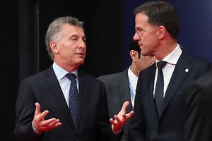 ELLITORAL_273665 |  NA El presidente Mauricio Macri conversó con el primer ministro de los Países Bajos, Mark Rutte, en el marco de la XXV Conferencia de Naciones Unidas sobre el Cambio Climático