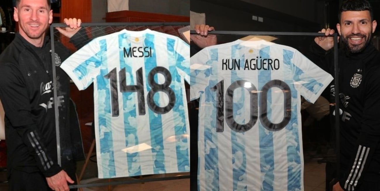 Reconocimiento para Messi y Agüero