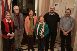 Gentileza organizadores De izquierda a derecha: Ruth Schneider, Hartmut Frank, Lucía Odetti, Alejandrina Argüelles, Andrés Ferratto y Luis Müller.
