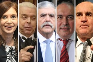 ELLITORAL_223156 |  El Litoral Cristina Fernández, Norberto Oyarbide, Julio De Vido, José López y Oscar Parrilli, algunos de los procesados en la causa.