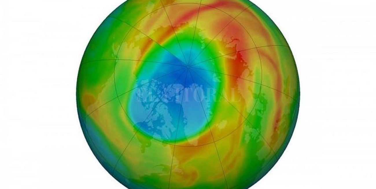 Se contrajo el Gran Agujero de Ozono del Ártico