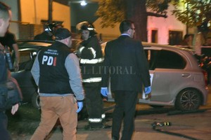 Archivo El Litoral El 23 de mayo de 2019, en Ángel Casanello al 2200, el Toyota Ethios de Lascurain impactó contra el auto donde viajaba Francisco Sueldo, junto a sus padres.