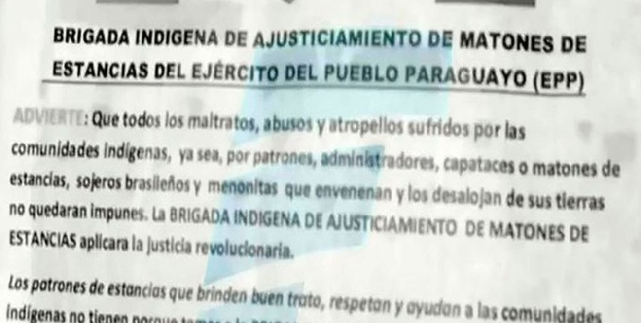 El EPP liberó en Paraguay al chofer pero no a Óscar Denis