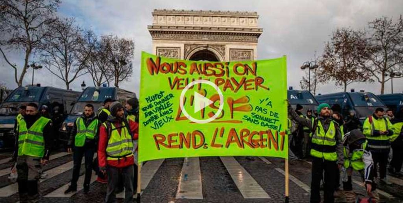 1700 detenidos en Francia tras el cuarto sábado de protesta
