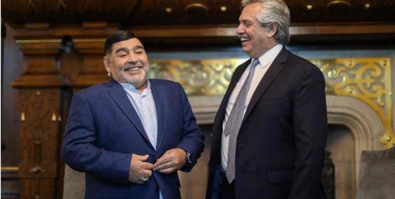 Alberto Fernández sobre Maradona: "Los argentinos le debemos muchos momentos de felicidad"