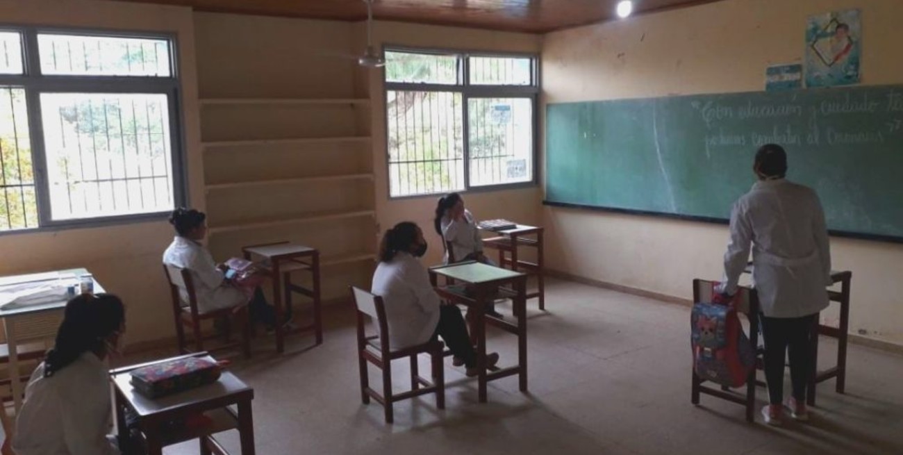 Alumnos de 66 escuelas rurales retomaron las clases presenciales en Corrientes