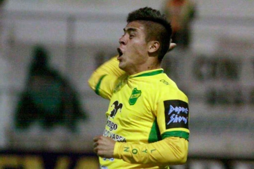 ELLITORAL_349454 |  Gentileza Brian Fernández festejando el gol del ascenso en 2014.