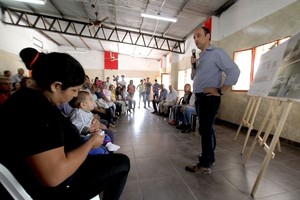 Mauricio Garín El futuro jardín tendrá seis salas, a las que podrán asistir más de 160 alumnos.