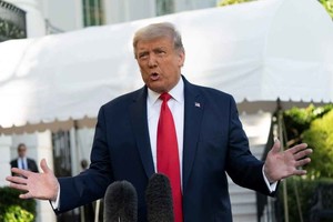 Gentileza Donald Trump, ex presidente de Estados Unidos. Criticó la política migratoria del actual gobierno demócrata.