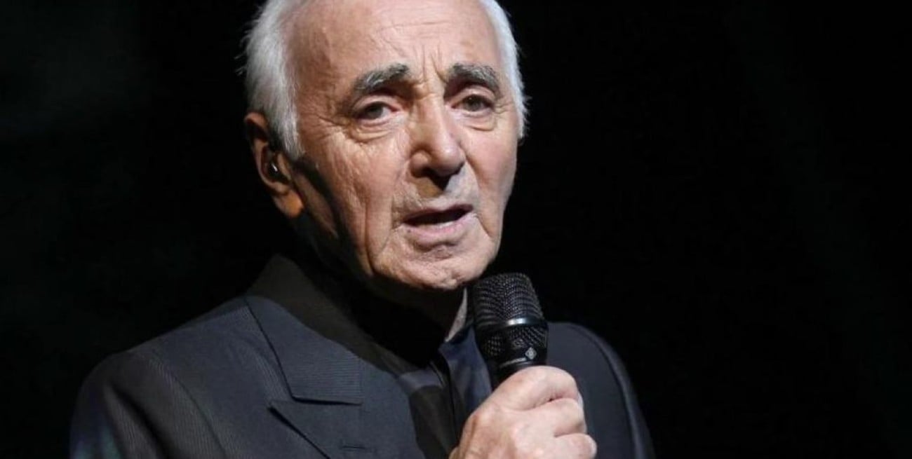 Murió el cantante francés Charles Aznavour a los 94 años 