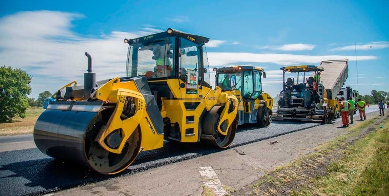 Las obras en la autopista Santa Fe - Rosario presentan un avance del 45 por ciento