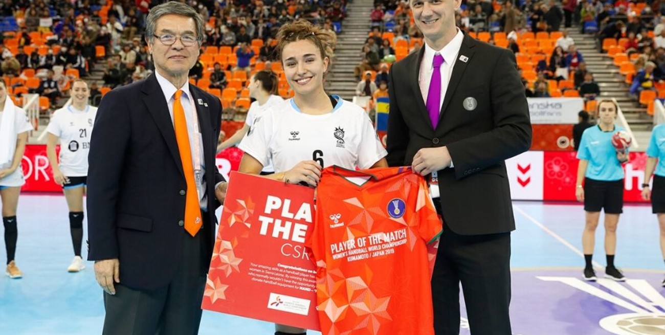 Argentina venció a China y obtuvo su primera victoria en el Mundial de handball femenino de Japón
