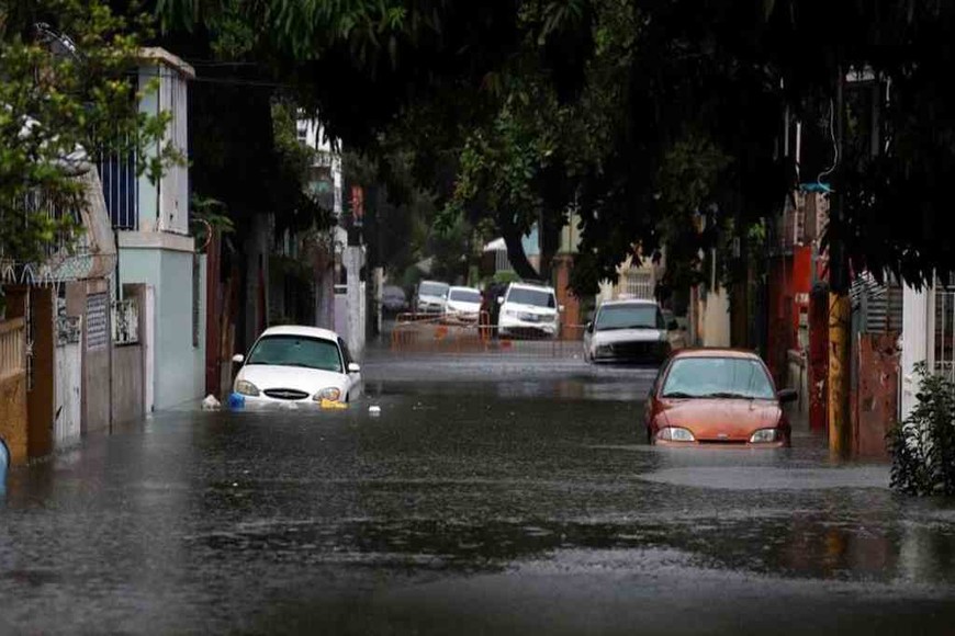 ELLITORAL_316958 |  EFE La tormenta Isaías dejó inundaciones en Puerto Rico.