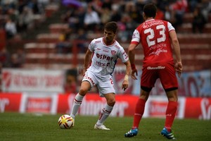 ELLITORAL_227423 |  Ignacio Izaguirre En estos últimos partidos no se sintió la falta de gol de Franco Soldano, quien, sin embargo le ha prestado su colaboración y utilidad al equipo en otros aspectos. En una estadística de la propia Superliga, se lo destaca por lo bien que va de arriba y por su despliegue físico.