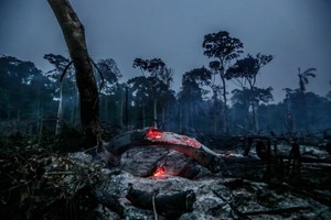ELLITORAL_260445 |  Xinhua (190827) -- MANICORE, 27 agosto, 2019 (Xinhua) -- Imagen del 26 de agosto de 2019 proveída por Agencia Estado de las secuelas de un incendio, en la región de Manicoré, estado de Amazonas, Brasil. (Xinhua/Gabriela Biló/Agencia Estado) (ae) (jg) (ah) (ce) ***PROHIBIDO SU USO EN BRASIL***