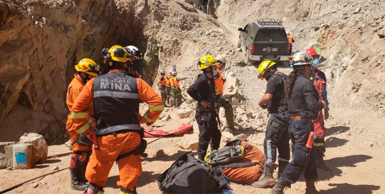 Chile: el derrumbe en una mina dejó atrapado a dos mineros