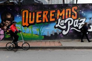 ELLITORAL_357864 |  Gentileza La paz en el país, sigue siendo reclamada por la ciudadanía colombiana.