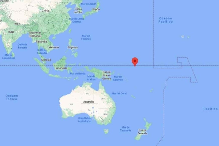 ELLITORAL_376537 |  Gentileza La ubicación de Nauru en el mundo.