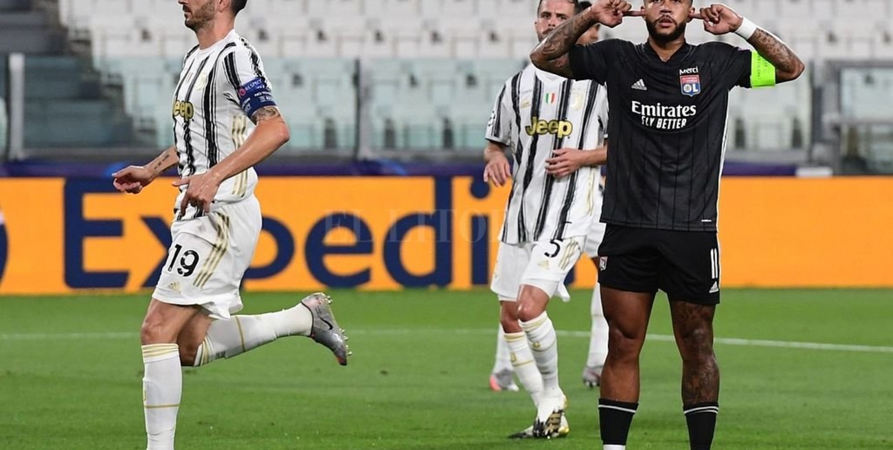 Lyon sorprende a Juventus y lo elimina de la Liga de Campeones