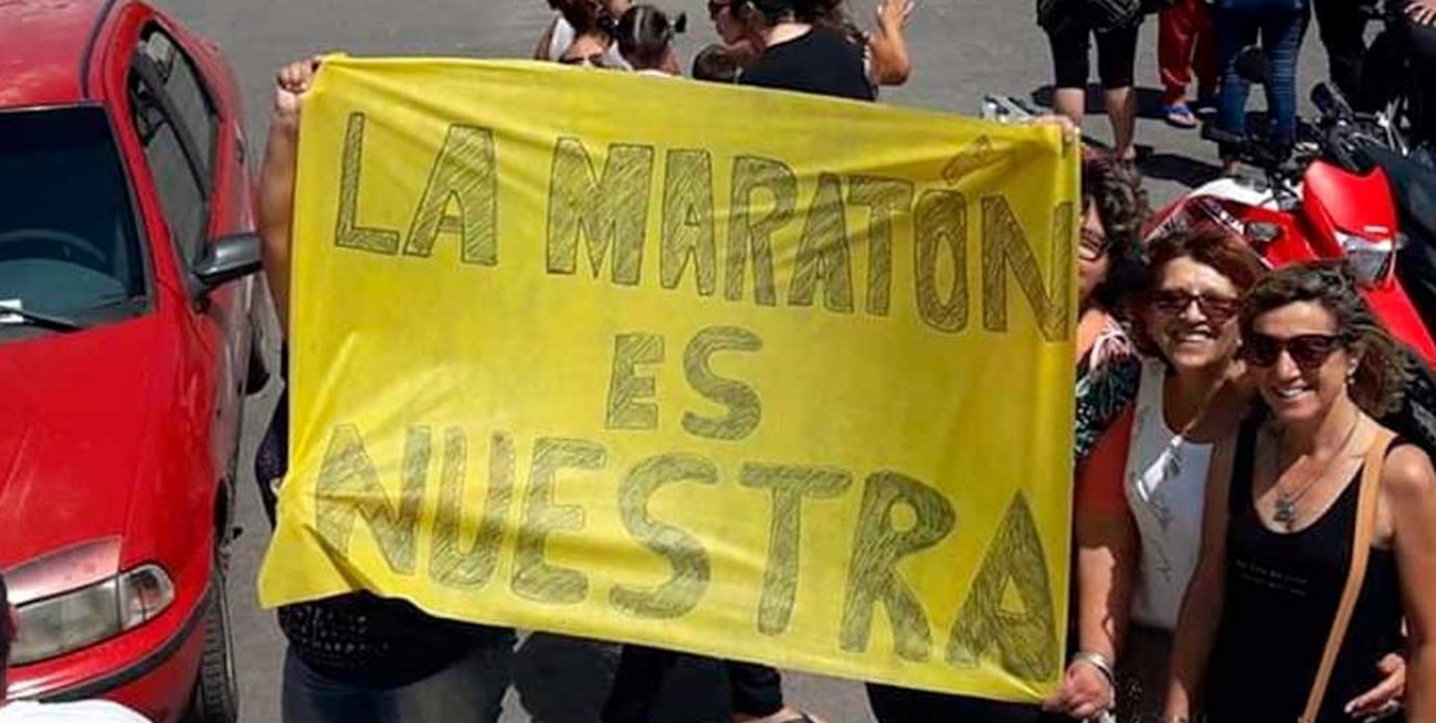 Vecinos de Coronda protestan por la suspensión de la Maratón
