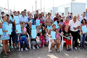 ELLITORAL_281163 |  Gentileza MLST Las familias que antes vivían en condiciones de hacinamiento ahora habitan una vivienda digna.
