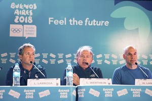 Ivo Gonzalez for OIS/IOC Buenos Aires, 03 de octubre: El jefe de Gobierno porteño, Horacio Rodríguez Larreta, y el presidente del Comité Olímpico Argentino, Gerardo Werthein, destacaron hoy que el inminente inicio de los Juegos Olìmpicos de la Juventud colocaba a la ciudad "en la lupa del mundo" y adelantaron que la ceremonia inaugural "será algo inédito".
Foto: Ivo Gonzalez for OIS/IOC. Handout image supplied by OIS/IOC