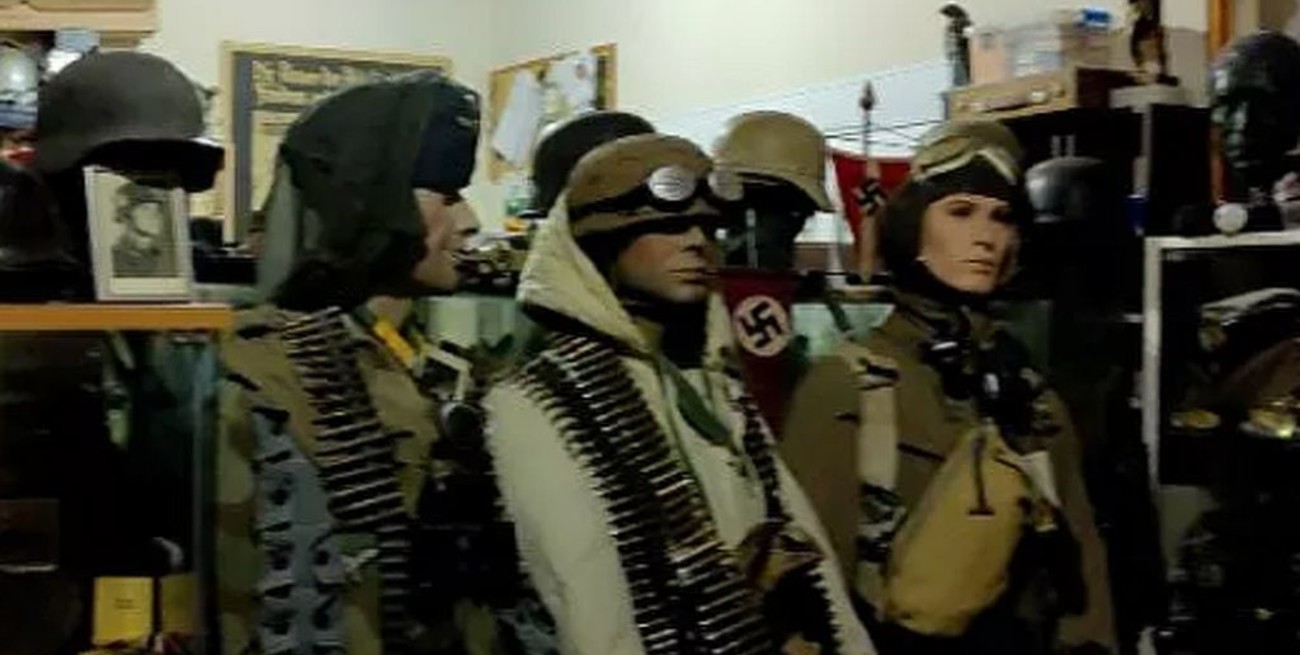 Desarticulan una organización de tráfico de armas y se encuentran con un "museo nazi"