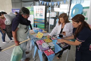 Guillermo Di Salvatore La explanada del Cemafe fue uno de los tantos puntos donde se llevaron a cabo acciones de prevención contra esta vieja enfermedad.