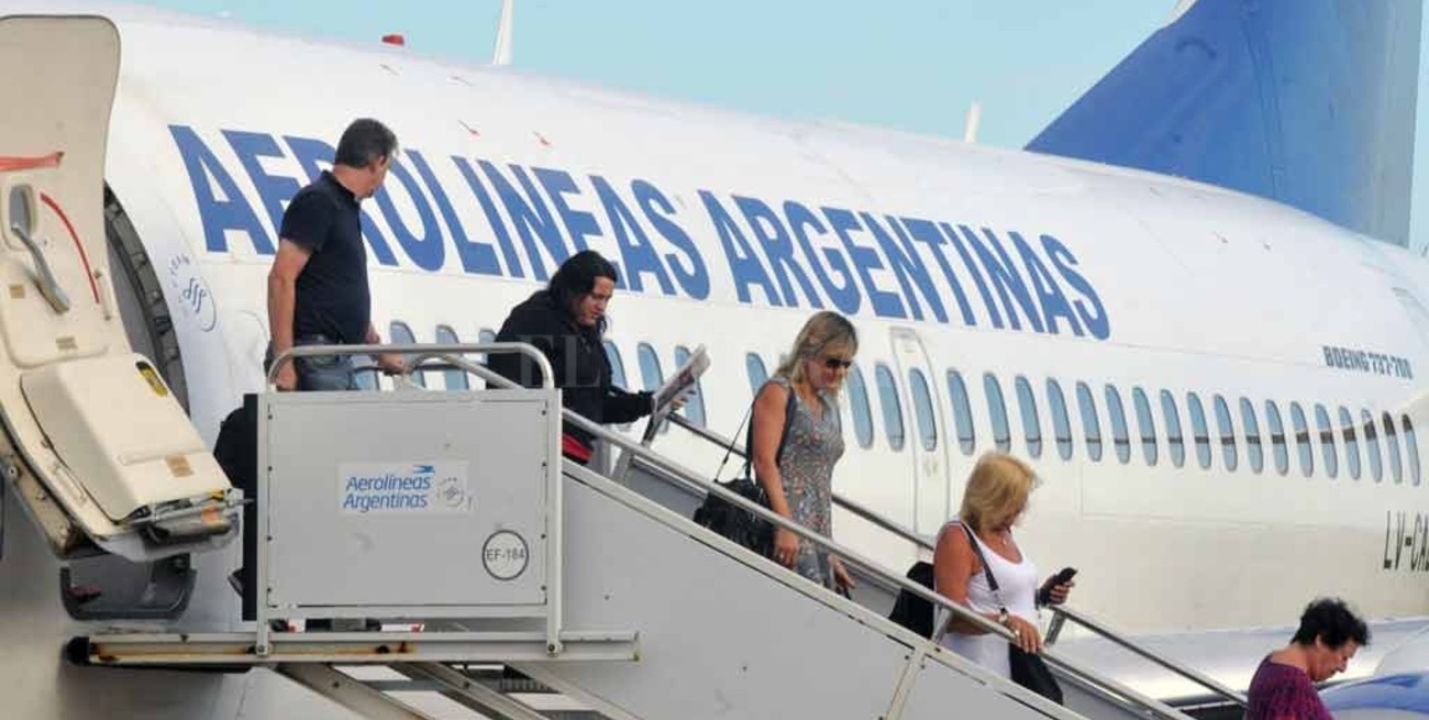 Aerolíneas Argentinas alcanzó en febrero la mejor marca de puntualidad de su historia