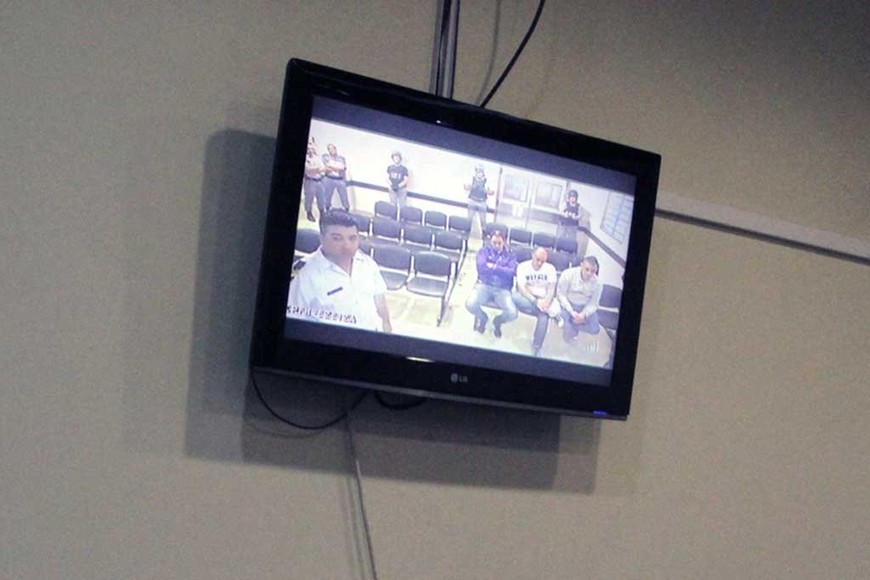 ELLITORAL_228587 | Guillermo Di Salvatore El juicio se lleva a cabo con los imputados desde el penal de Ezeiza, por el sistema de videoconferencia.