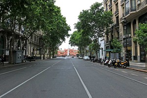 ELLITORAL_231264 |  NA. El centro de Buenos Aires muestra un aspecto inusualmente desértico, por efecto de las medidas de seguridad dispuestas en el marco de la Cumbre del G20.